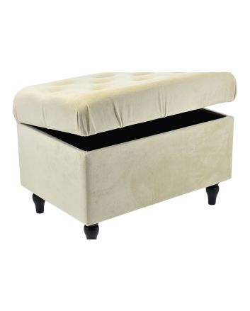 BAULE VELL.C/PIEDI 50X34CM L1 PANNA