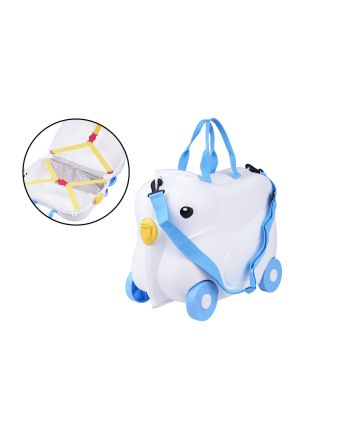 TROLLEY ANATROCCOLO AZZURRO 34X23X49CM