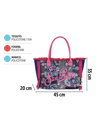 BORSA MARE FRANGE SANROX 45X20X35CM DES 16