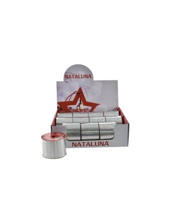 NASTRO 6CMX5MT DISPLAY 12PCS ARGENTO SL2-12