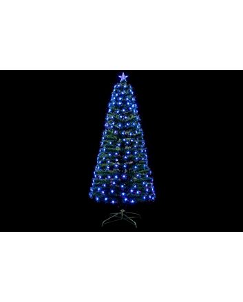 ALBERO 240CM C/305LED STELLE BLUE 8FUNZIONI