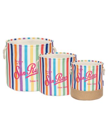 SET 3 CESTI CORDATI H.32/34/37CM DEC.12