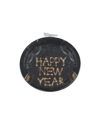 PIATTO MONOUSO 300GR 18CM 8PZ D. PALLONCINI