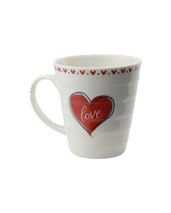 TAZZA BONE CHINA 340ML S.VAL.12