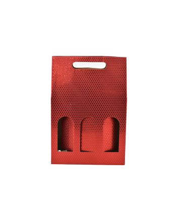 BOX P/3BOTT.26,4X8,3X39CM 300G M.78-THB ROSSO