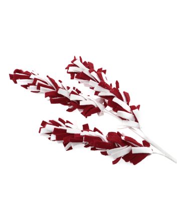 PICK DECORATIVO 68CM M.3513 ROSSO/BIANCO