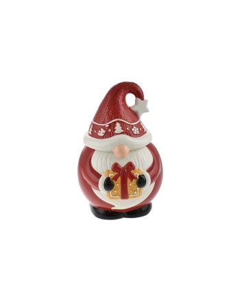 BISCOTTIERA CER.GNOMO 15,5X15X22 M.410 ROSSO