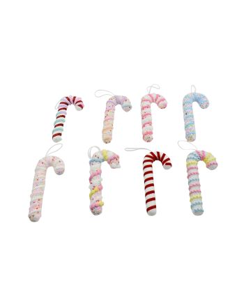 APP.CANDY CANE 25CM D.32 8ASS