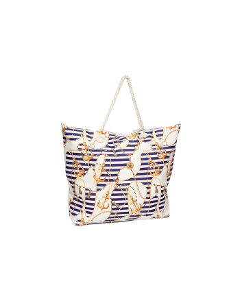BORSA MARE CORDATA 65X50X17CM ANCORE