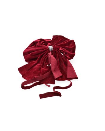 FIOCCO VELLUTO COPRISEDIA 47X60CM M.22 BORDO'