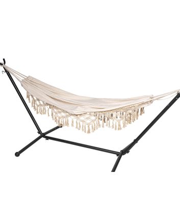 AMACA C/FRANGE 200X150CM BIANCA