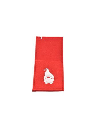 PORTAPOSATE FELTRO 23X10CM DEC.D-SOVR. ROSSO