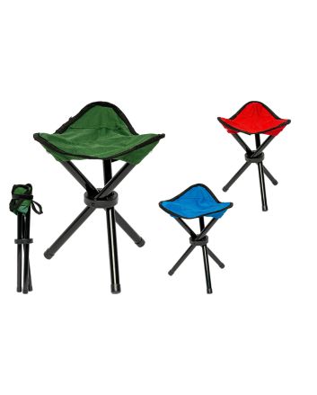 SGABELLO CAMPEGGIO 23X25CM 3 COLORI