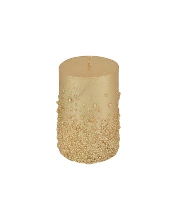 CANDELA DEC.PALLINE 7X10,5CM M.018 CHAMP