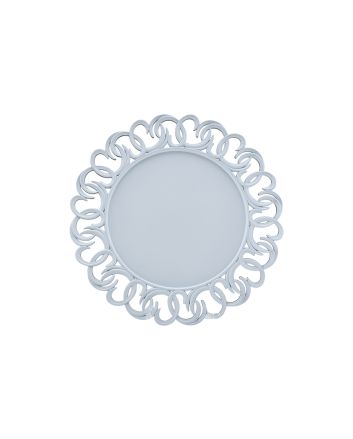 SOTTOPIATTO DECORATO DIA.33CM M.1335 BIANCO