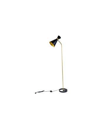 LAMPADA IN METALLO 158CM NERO/ORO