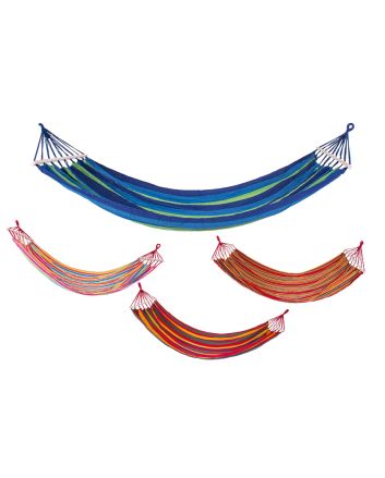 AMACA C/SUPP.LEGNO 100X200CM 280GR.4COL.ASS.