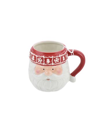 TAZZA BABBO N. 14,5X10,5X11 M.706 ROSSO/BIAN