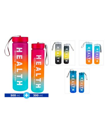 SET 2 BORRACCE 600+300ML M.8047 4ASS