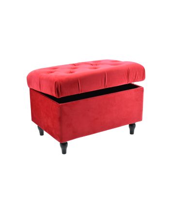 BAULE VELL.C/PIEDI 50X34CM L1 ROSSO