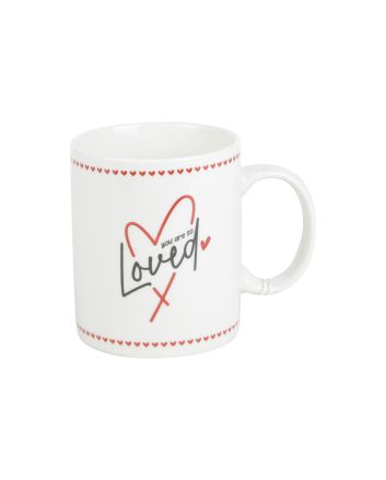 TAZZA BONE CHINA 340ML M.PV014