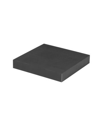 MENSOLA LEGNO GHOST 25X25X3,8CM NERO