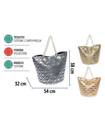 BORSA MARE 35X35X38CM 3ASS