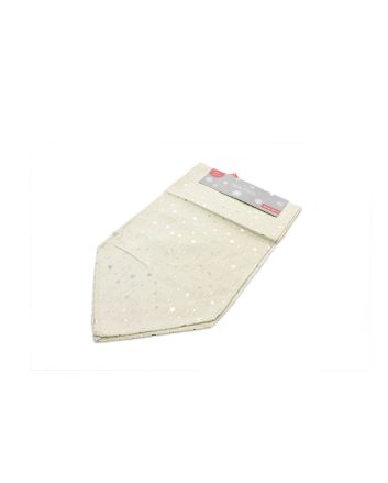 RUNNER 32X150CM DEC.37214 BIANCO/CHAMPAGNE