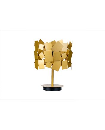 LAMPADA IN METALLO 38CM ORO