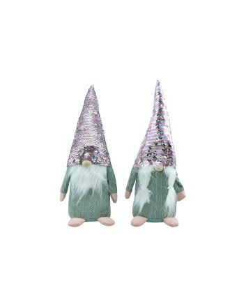 GNOMO 2ASS 35CM M.D224-040 PAIETTE ROSA