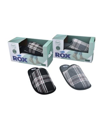 ROX PANTOFOLA UOMO 41/46 C/BOX 2ASS 3523