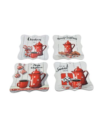 SOTTOPENTOLA CERAMICA 20X20CM 4ASS M.C