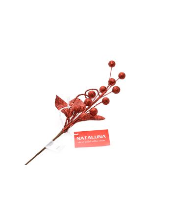 RAMO GLITTERATO 35CM TYL21-126 ROSSO