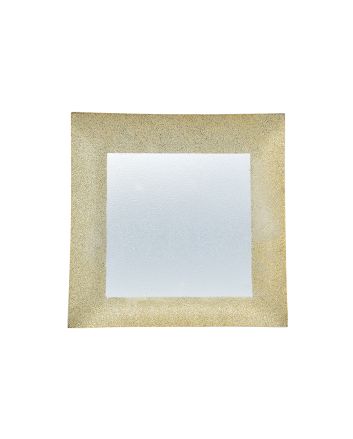 C/TAVOLA QUADRATO 19,5X19,5X1,8CM M.679G ORO