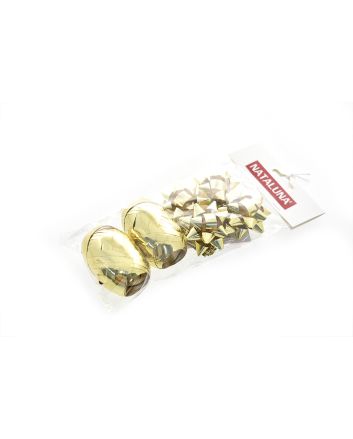 SET 4 COCCARDE+2 NASTRINI+6CARDS ORO METAL