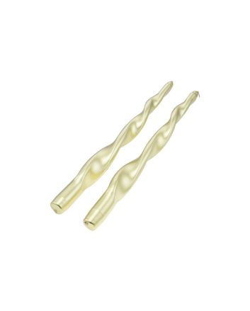 SET 2 CANDELE SPIRALE H20CM 8040G-2 ORO