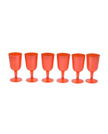 SET 6PZ CALICE VINO 180ML H12,5CM M.022 ROSSO