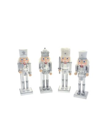 SCHIACCIANOCI 4ASS ARGENTO/BIANCO 25CM