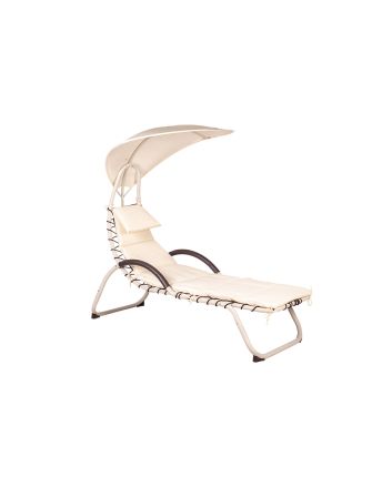 SDRAIO C/PARASOLE 2*2TXT 189X73X165CM BIANCO