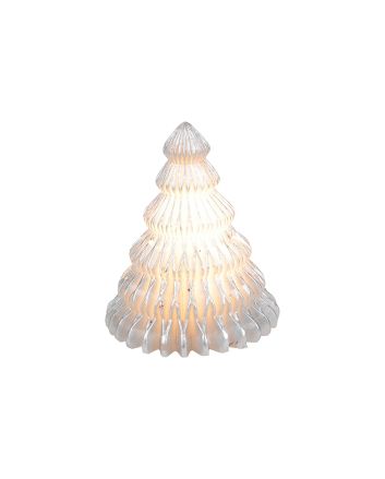 CANDELA LED ALBERO H.13CM M.670 ARGENTO