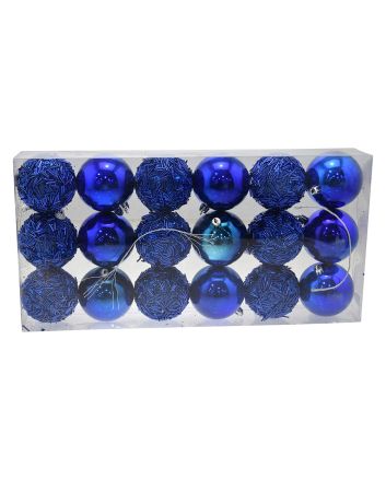 BOX 18 SFERE 7CM M.503 BLU