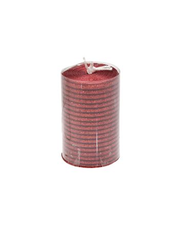 CANDELA COLONNA 5X7,5CM M.2145 ROSSO GLITTER