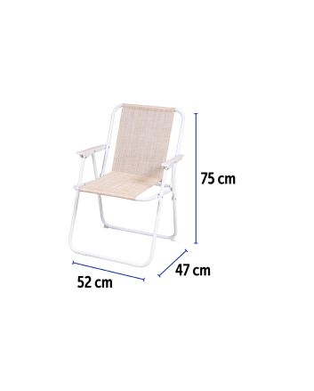 SEDIA RELAX ACC. 18MM TXT BEIGE