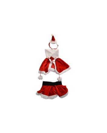 VESTITO B.NATALE 3PZ BAMBINA M.H-1301