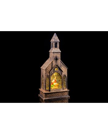 LANTERNA CHIESA C/ACQ.BATT. 13,5X30,5CM