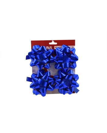 BLISTER 4 COCCARDE D.11,5CM BLU SL2-10