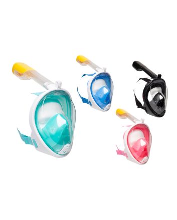 MASCHERA SNORKELING ADULTI 4 COLORI