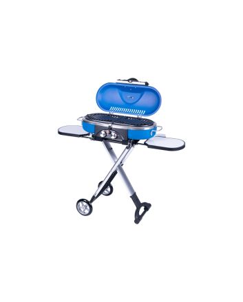 BBQ A GAS FOLDING CON TROLLEY BLU