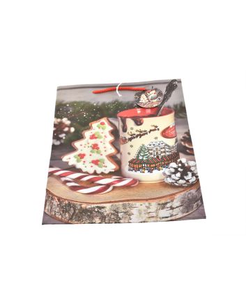 BUSTA NATALE 210GR 26.7X13.7X33 CM DES.07