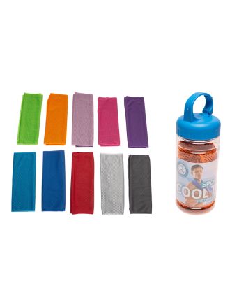 ASCIUGAMANO MICROFIBRA 30X90CM IN TUBO 10ASS